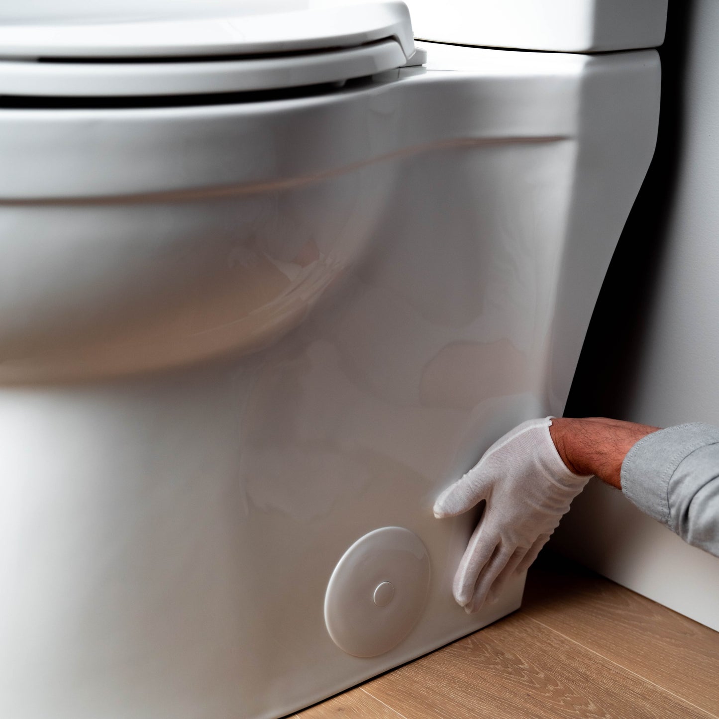 Toilet: TOWER. Skirted (Concealed Trapway) Extra Tall 20-21". Elongated