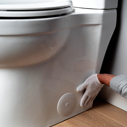 Toilet: TOWER. Skirted (Concealed Trapway) Extra Tall 20-21". Elongated