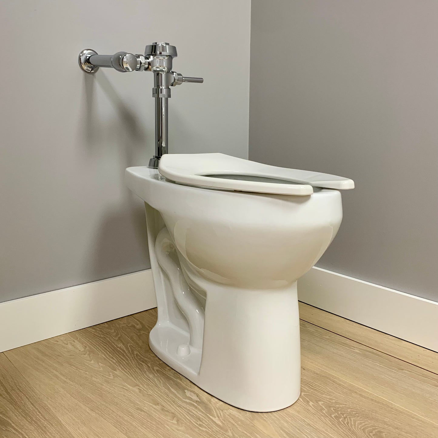 Commercial 20 inch Extra Tall Elongated Bowl for Spud and Flushometer