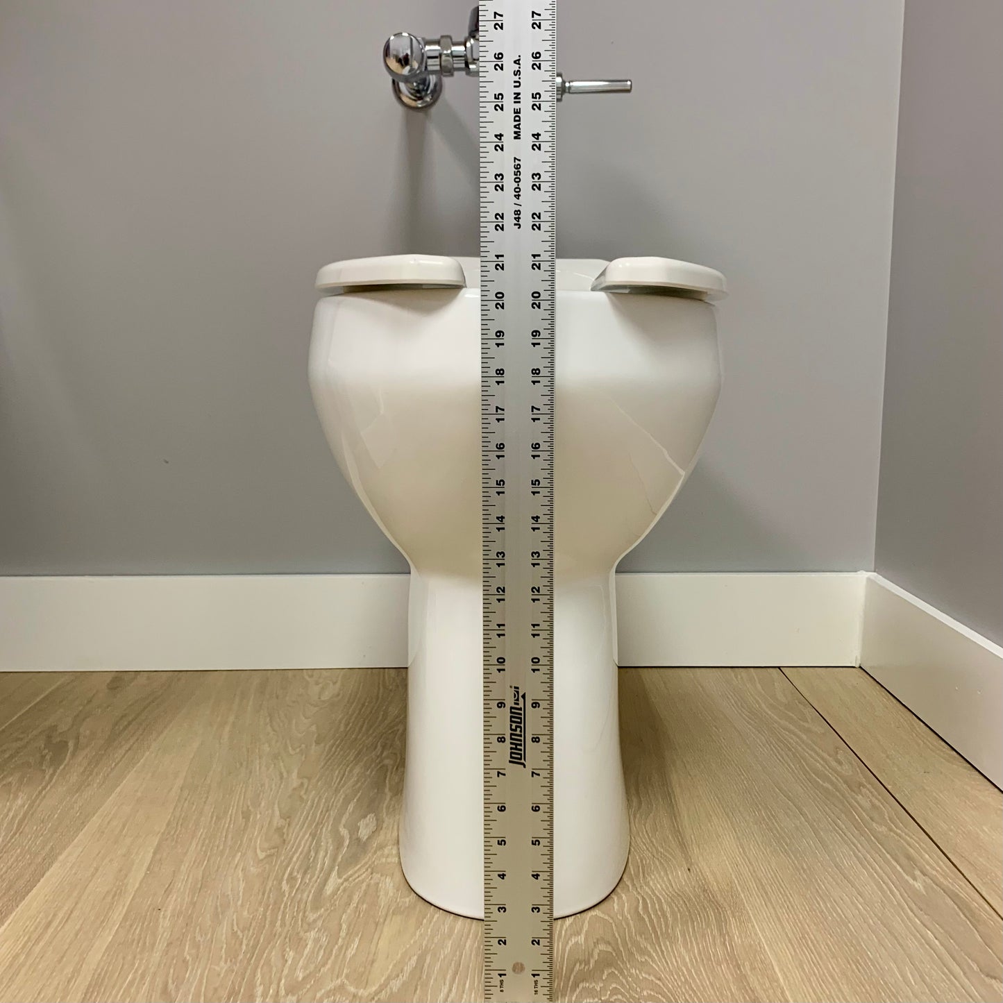 Commercial 20 inch Extra Tall Elongated Bowl for Spud and Flushometer