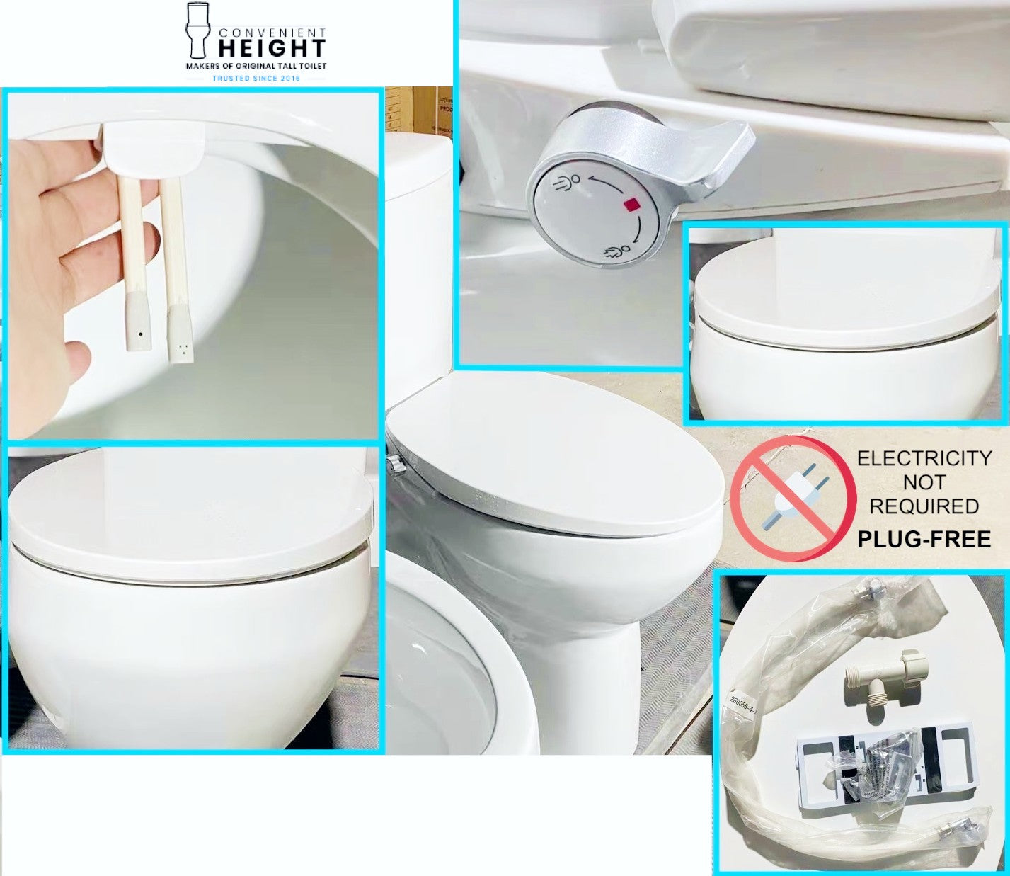 Bidet multiple views