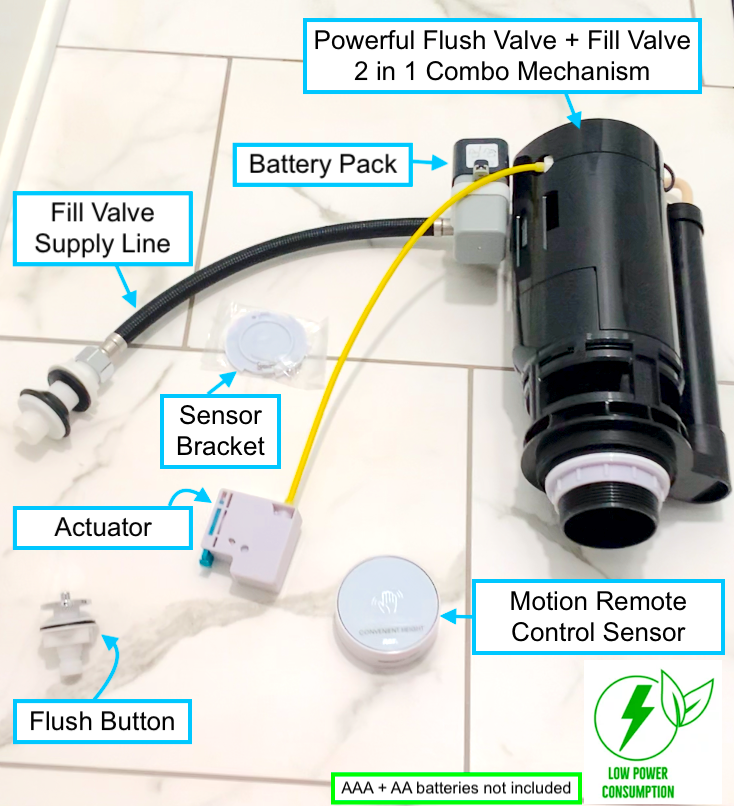 Toilet Remote Flush Sensor Parts