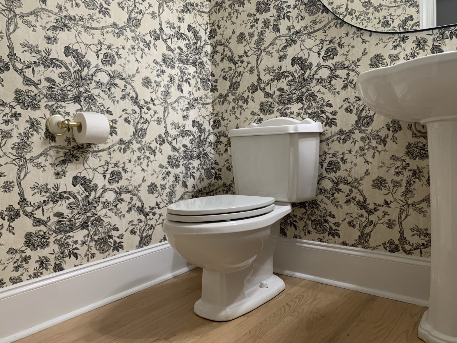 Tall Toilet Brings a Makeover to the Powder Room - Tall Toilets by ...