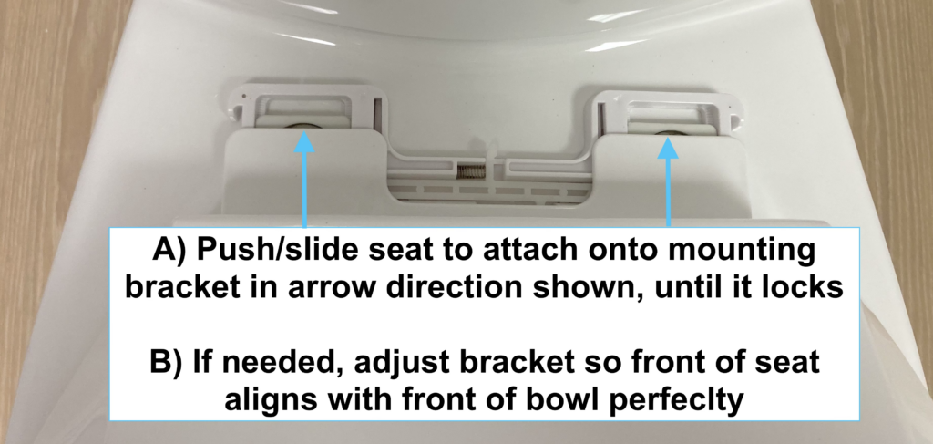 toilet seat installation instructions