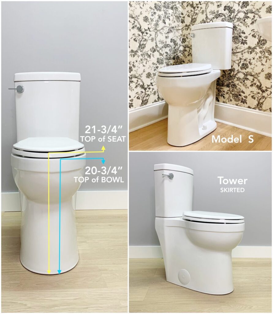 Convenient Height tall toilet are the #1 choice in the U.S. for toilets above 20 inches high