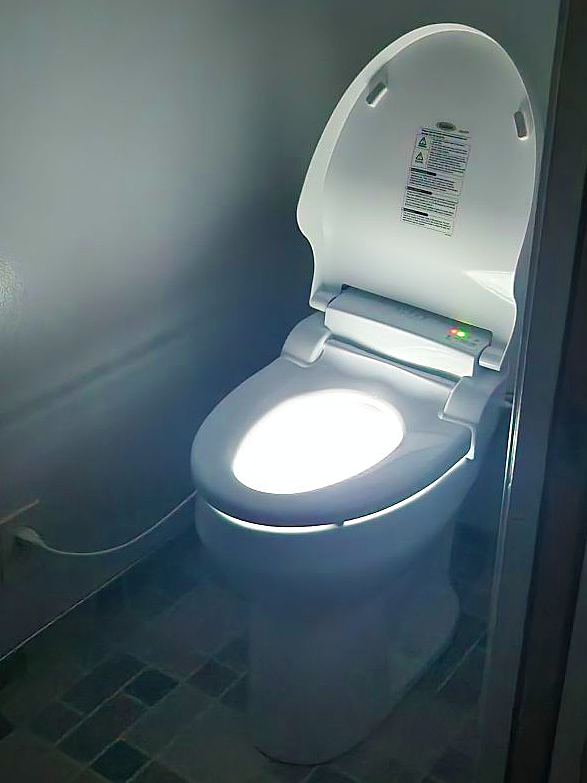 The toilet arrived in great shape. I installed it and and a bidet too. It's a great toilet.